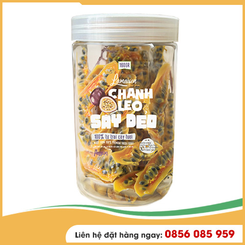 Chanh Leo Sấy Dẻo<br>Khối Lượng Tịnh: 160gr